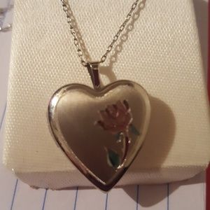 Sterling silver Black hills gold necklace.